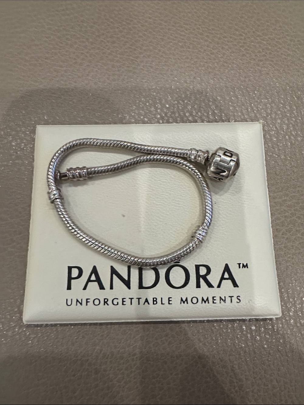 Pandora Sterling Silver Snake Chain Bracelet - Silver